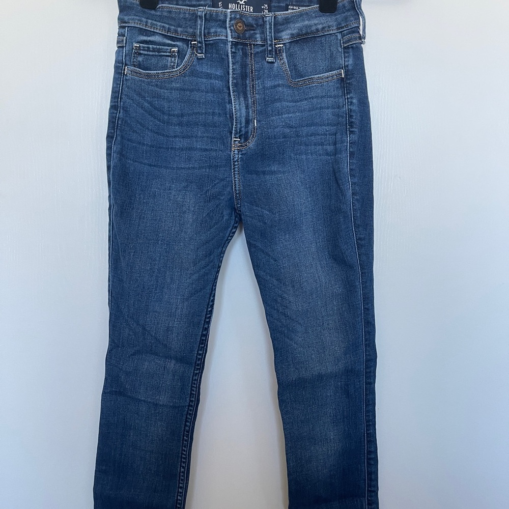 Hollister skinny dark washed jeans